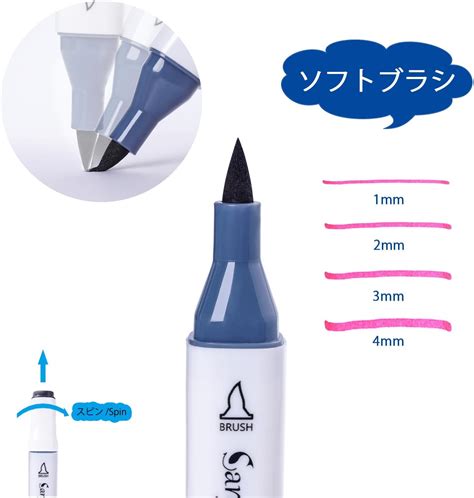 Sanjoki Marker Pen Set, Soft Brushes, 120 Colors, Thick and India | Ubuy