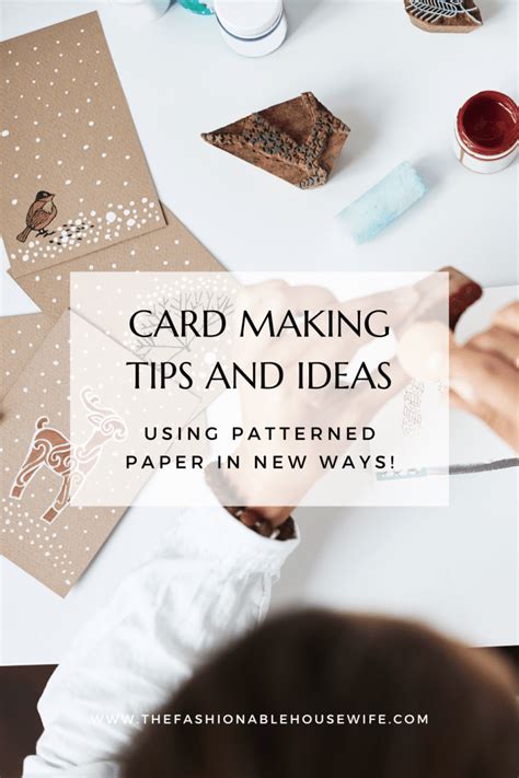 Card Making Using Patterned Paper 的图像结果