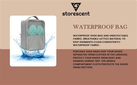 Buy Mossio Shoe Bag Holds 3 Pair of Shoes for Travel and Daily Use ...