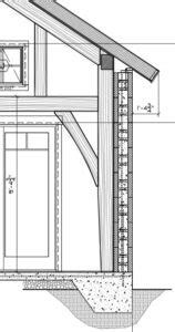 Image result for Timber Frame Posts to Foundation