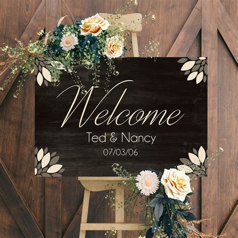 Welcome To Our Wedding Sign