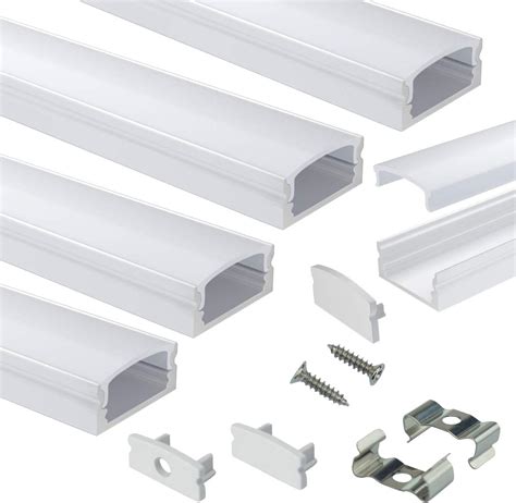 Muzata 5Pack 3.3FT1M LED Channel System with Milky India | Ubuy