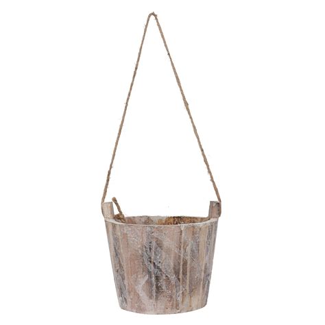 Hangable Wood Fleshy Flower Pot Group Handmade Hemp Rope Logs Old ...