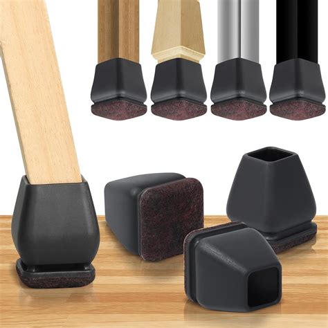 16PCS Extra Small Chair Leg Floor Protectors, Chair Leg Protector for ...