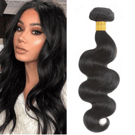 Brazilian Sew In Bundles Hair Extension Body Wave Real Virgin Remy ...