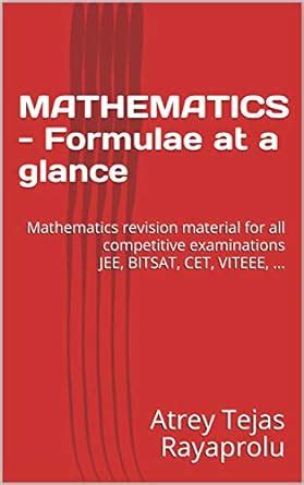 MATHEMATICS - Formulae at a glance: Mathematics revision material for ...