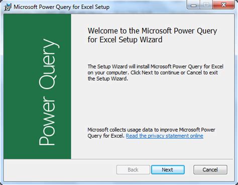 Install Power Query 的图像结果