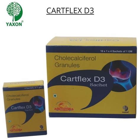 Yaxon Cartflex D3 Ortho Sachet Manufacturer, Supplier from Sonipat