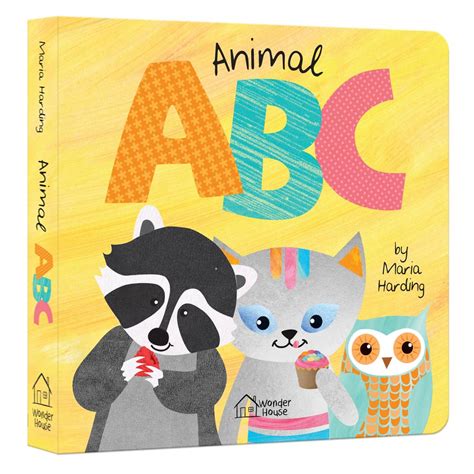 Animal ABC Board Book – Illustrated A to Z Alphabet Book for Kids ...