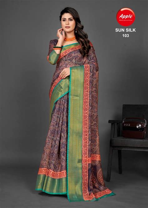 Apple Sun Silk Vol 1 Festive New Silk Saree Collection: Textilecatalog