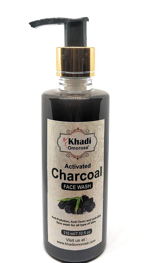 Khadi Omorose Activated Charcoal Face Wash, 210 Ml : Amazon.in: Beauty