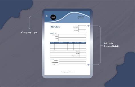 Image result for Free Fillable Printable Invoice Template