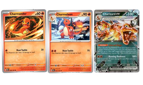 Different Charmander Cards