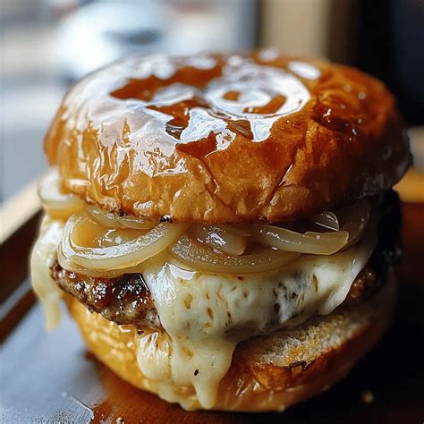 French Onion Burgers - Eat With Vera