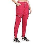UZARUS Women's Stripe Cotton Slim Fit Joggers Track Pants with 2 ...