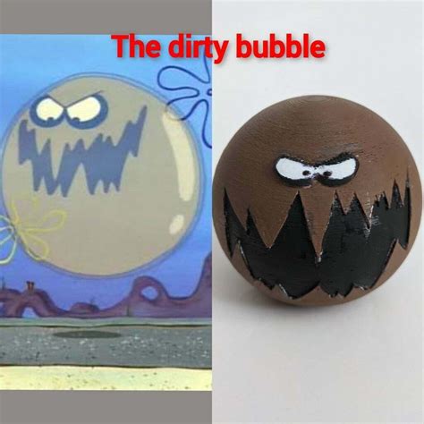Download free STL file The dirty bubble - Spongebob / La bulle ...