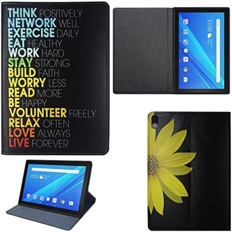 Zaoma Printed Flip Flap Case Cover Compatible for Lenovo Tab 4 10 TB ...