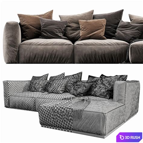 Poliform Shangai Chaise Lounge - 3drush.com