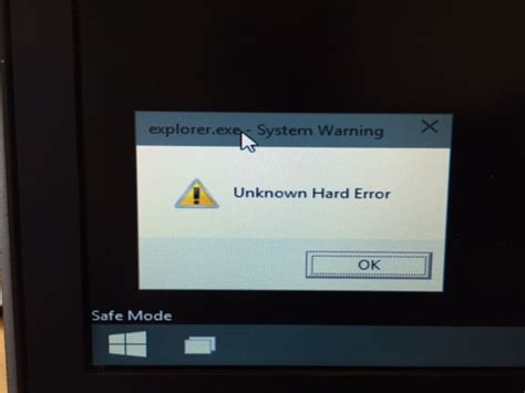 Unknown Hard Error - Windows 10 Forums