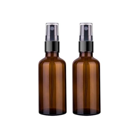 50ml Amber Glass Spray Bottle | Refillable, Reusable | Face Mist Spray ...