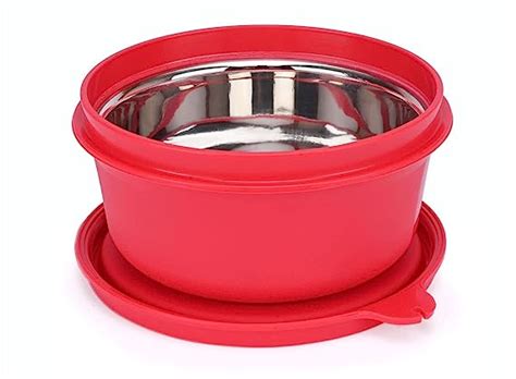 Buy Signoraware Monarch Premium Steel Container Medium 350Ml | 1 ...