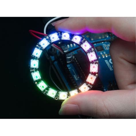 NeoPixel Ring - 16 x WS2812 5050 RGB LED with Integrated Drivers