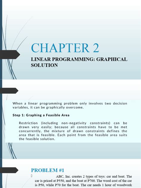 Linear Programing Problem 2 的图像结果