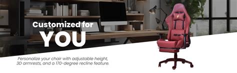 BAYBEE Drogo Royal Ergonomic Gaming Chair with Footrest, Breathable ...