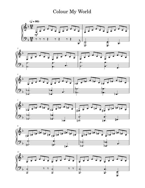 Image result for Guitar Tutorial Color My World