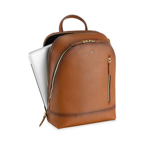 Buy Hampton Cognac L-Zip Backpack Online