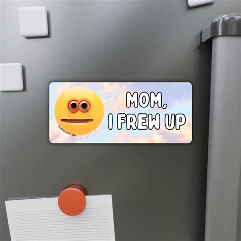 Mom I Frew up Funny Meme Gen Z Sticker Bumper Sticker and - Etsy UK