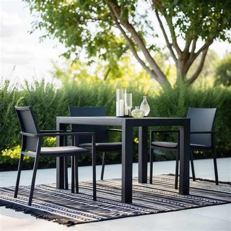 Black Patio Furniture