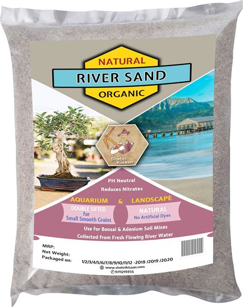 Shehri Kissan The Urban Farmers ® Natural River Sand - 5kg Grey ...