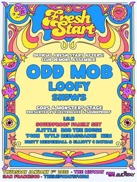 Fresh Start Afters: Odd Mob Tickets at The Midway in San Francisco by ...