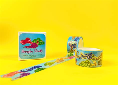 Thangka Clouds Washi Tape – The Jotting Dots
