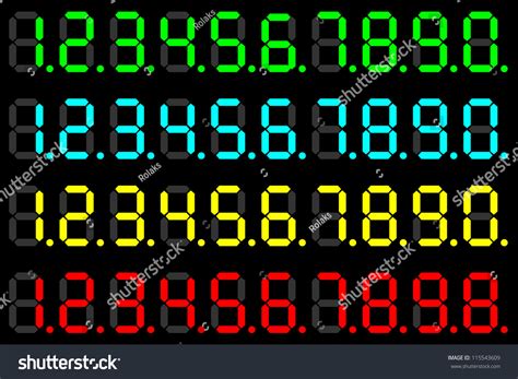 Image result for 5X6 LED Numbers