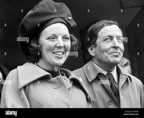 Crown princess beatrix of the netherlands her husband prince claus hi ...