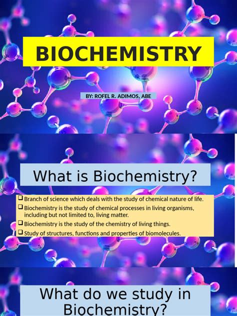Image result for Biochemistry Lesson