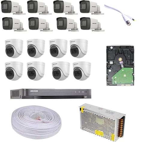 Buy HIKVISION DVR 16 CHENNAL HD CAMERA FULL SET PURE 5MP CAMERA INBUILD ...