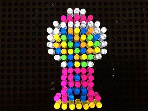 Bubble gum dispenser. | Lite brite, Lite brite designs, Lite