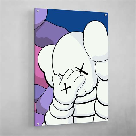 Kaws Poster Kaws Wall Art Kaws Canvas Kaws Michelin - Etsy UK