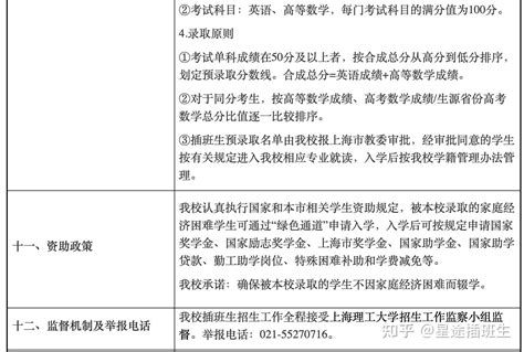 「上海插班生考试」上海大学2023年插班生招生简章 - 知乎