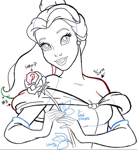 Image result for Belle Drawing Tutorial