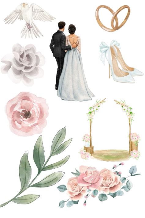 Wedding, Clipart | Disegno nozze, Mariage