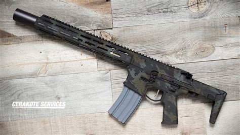 Q Honey Badger SD Black MultiCam - Cerakote Services