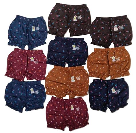 Buy TI AMO Print Bloomer (Pack of 10) 6-12 Months Multicolour at Amazon.in