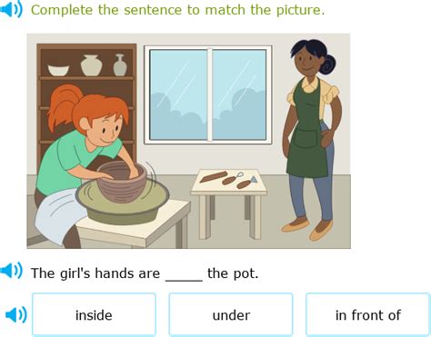 IXL - Select the best preposition to match the picture (Class II ...