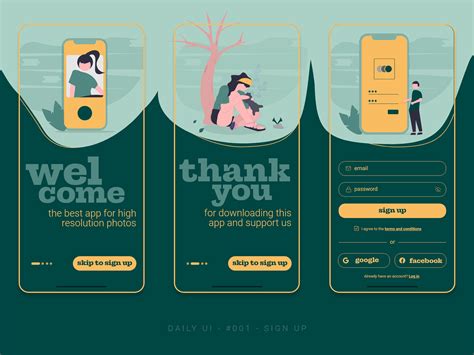 Sign Up App 的图像结果