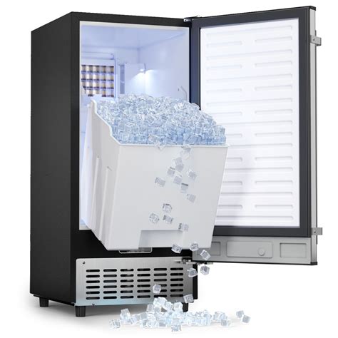 Coolake 15 Inch Commercial Under Counter Ice Maker Machine, 100lbs/Day ...