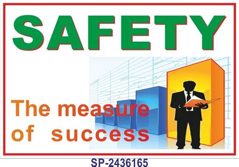 Signageshop Sp-2436165 Safety The Measure Of Success Poster : Amazon.in ...